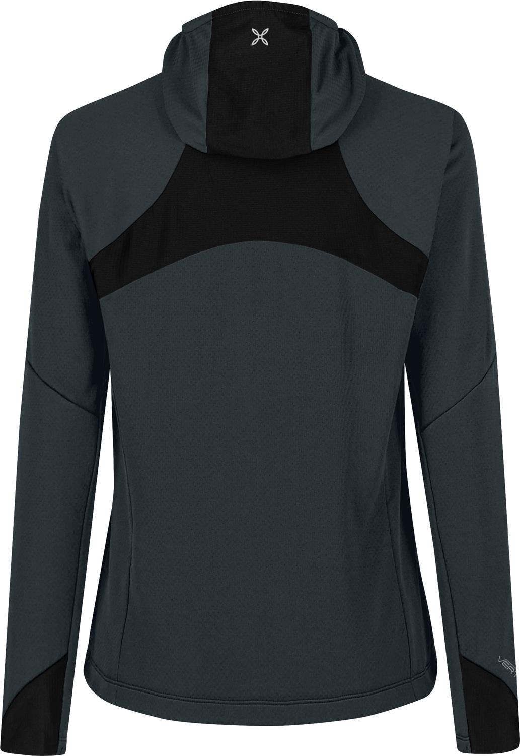 Montura - VERTIGO OCTA HOODED MAGLIA WOM — TOWER GREY/MELON — Vista posteriore 3