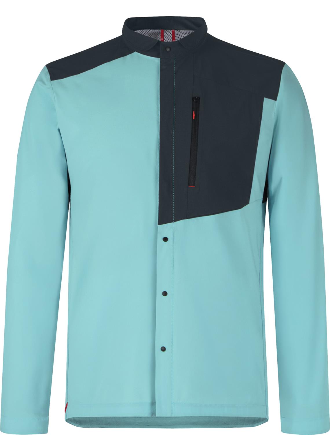 Montura - VERSANTE L/S SHIRT — CRYSTAL BLUE — Vista frontale 1