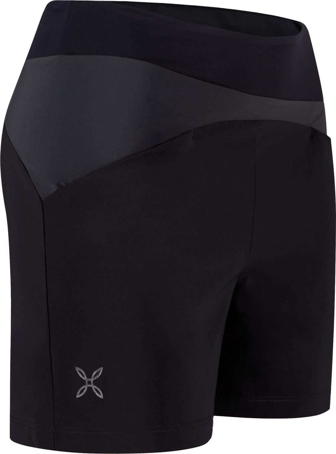 Montura - LOOM SHORTS WOMAN — BLACK/ANTRACITE — Immagine 2