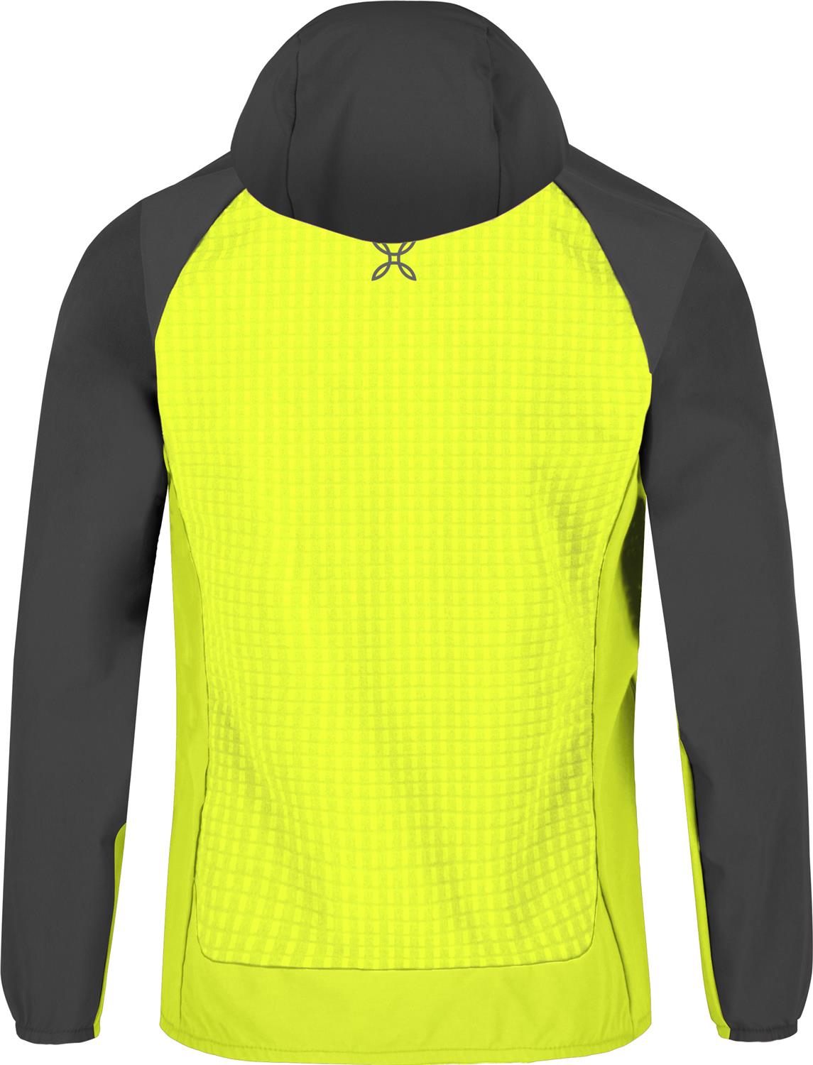 Montura - SPEED HOODED JACKET KIDS — VERDE LIME/ANTRACITE — Vista posteriore 3
