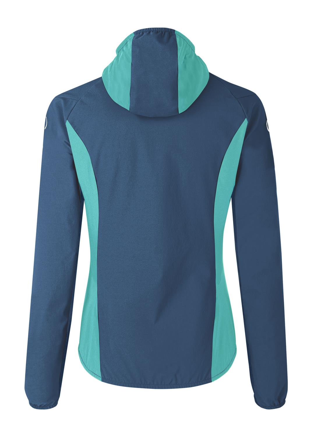 Montura - FLASH SKY JACKET WOMAN — DEEP BLUE/CARE BLUE — Vista posteriore 3