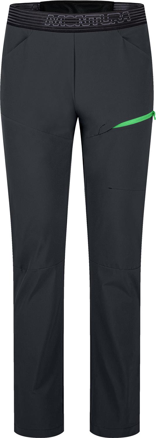Montura - RISE PANTS — ANTRACITE/VIBE GREEN — Vista frontale 1