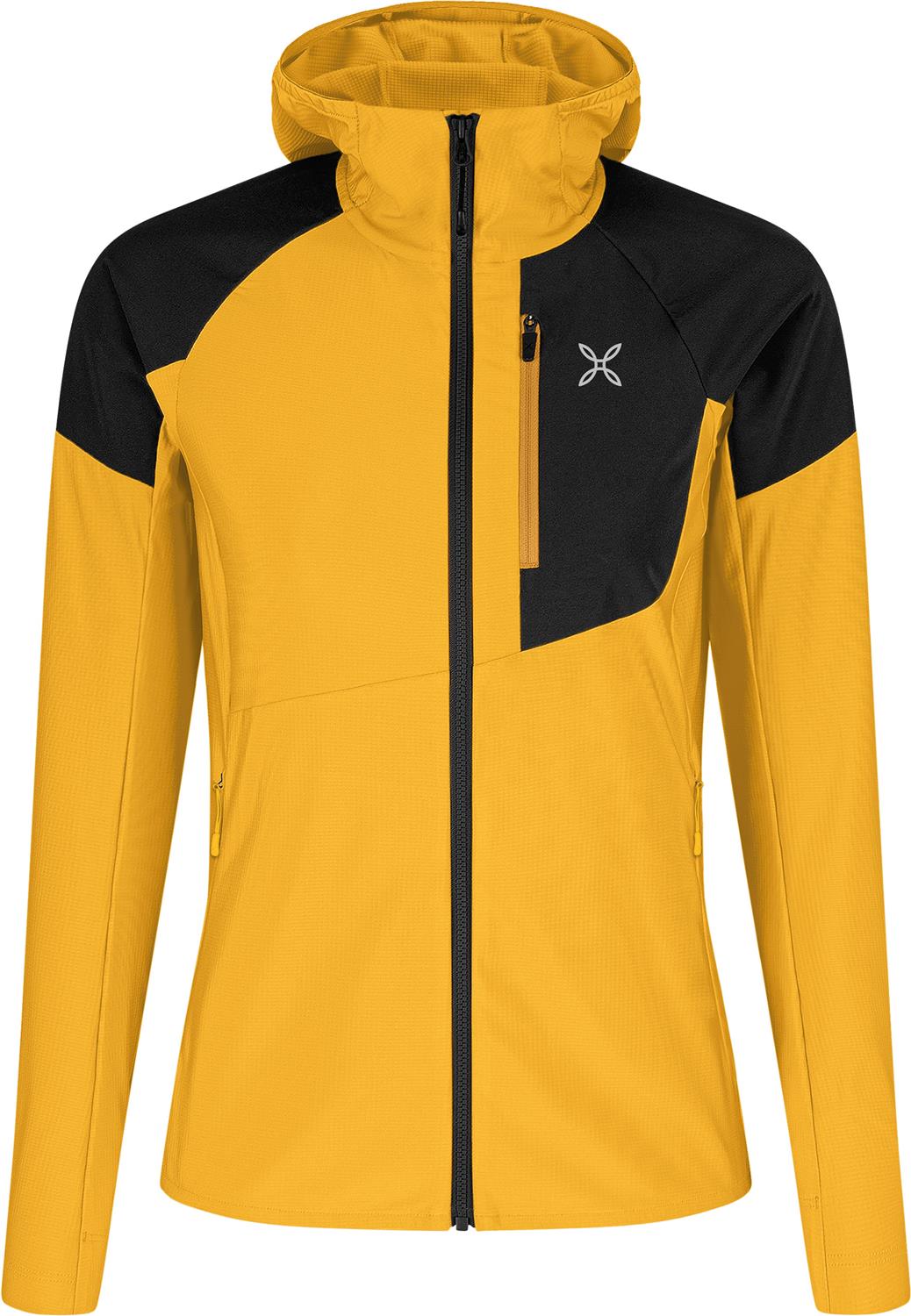 Montura - SPITZE HOODED MAGLIA WOMAN — MUSTARD — Vista frontale 1