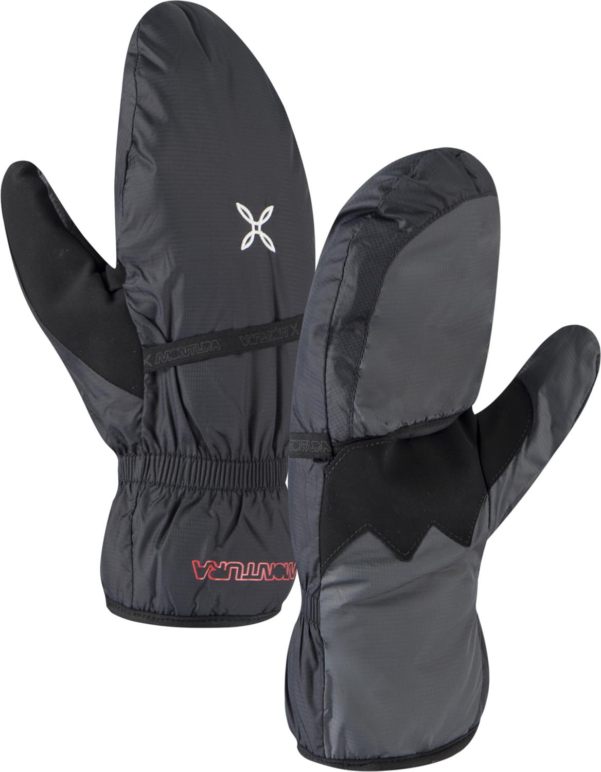 Montura - FINGER-OUT MITTEN — BLACK — Vista frontale 2