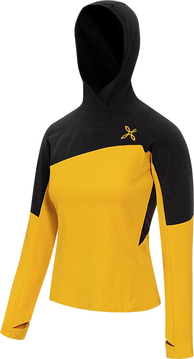 Montura - FREE EVO HOODED MAGLIA WOMAN — MUSTARD — Immagine 2
