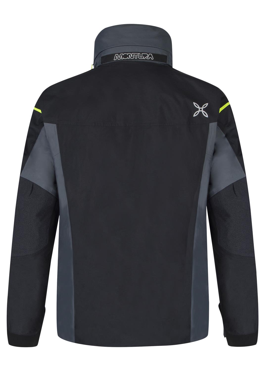 Montura - GARGANO 2.0 JACKET — PIOMBO/GIALLO FLUO — Vista posteriore 3