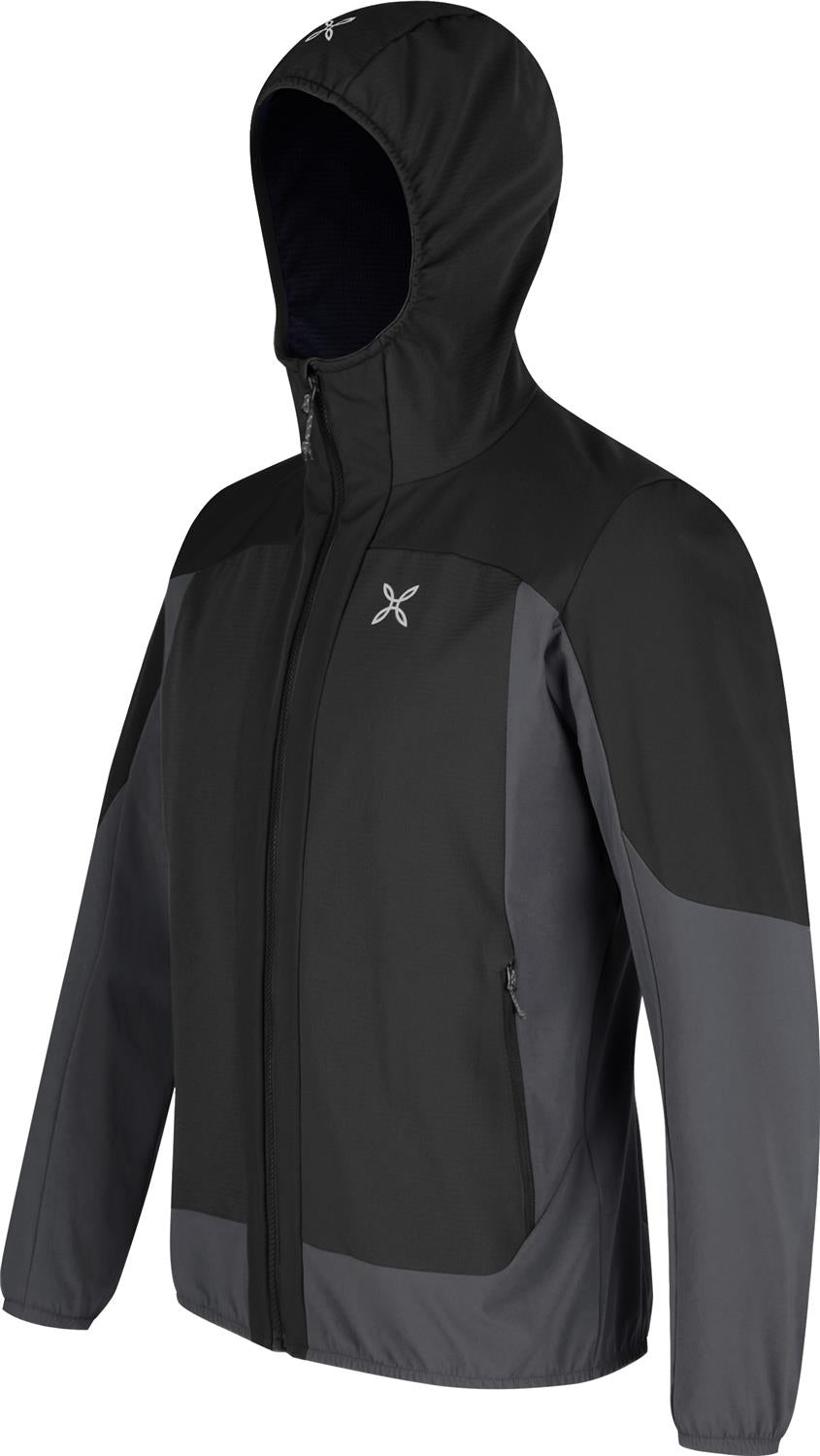 Montura - DOLOMITI WIND HOODED JACKET — BLACK/ANTRACITE — Immagine 2