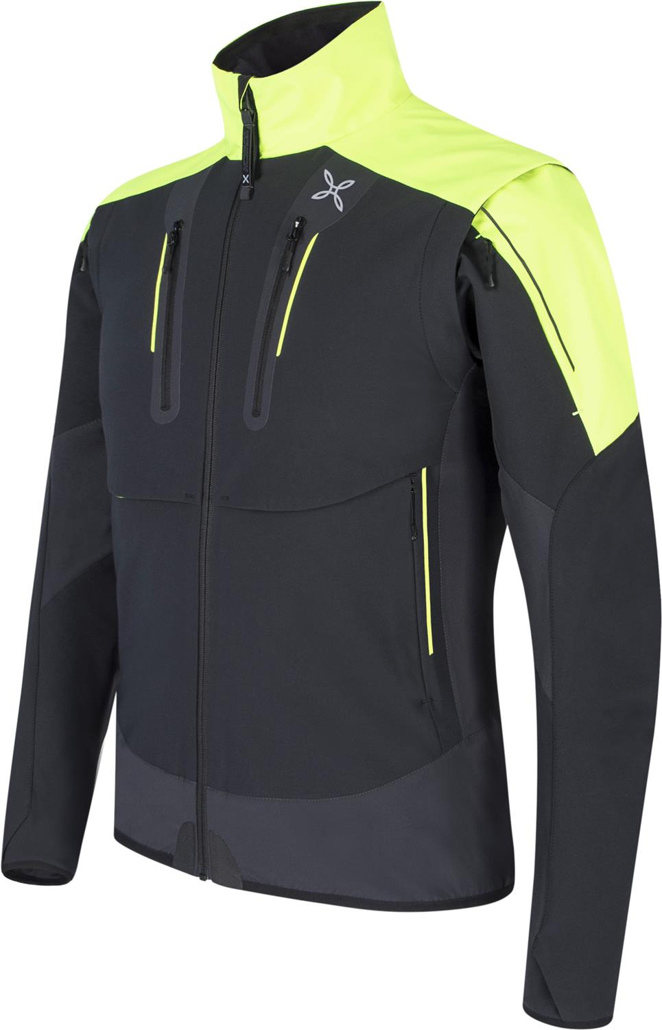 Montura - BRAVE 3 JACKET — BLACK/GIALLO FLUO — Immagine 4