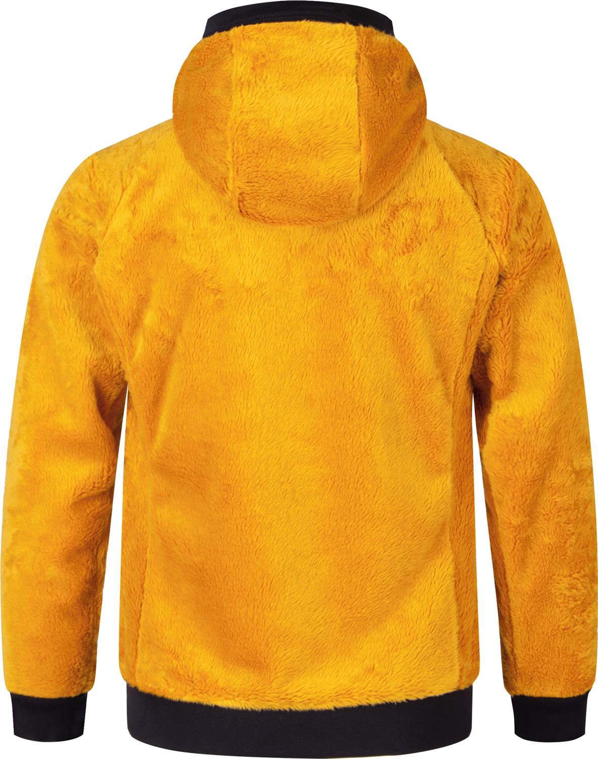 Montura - TRACK HOODED MAGLIA KIDS — MUSTARD — Vista posteriore 3