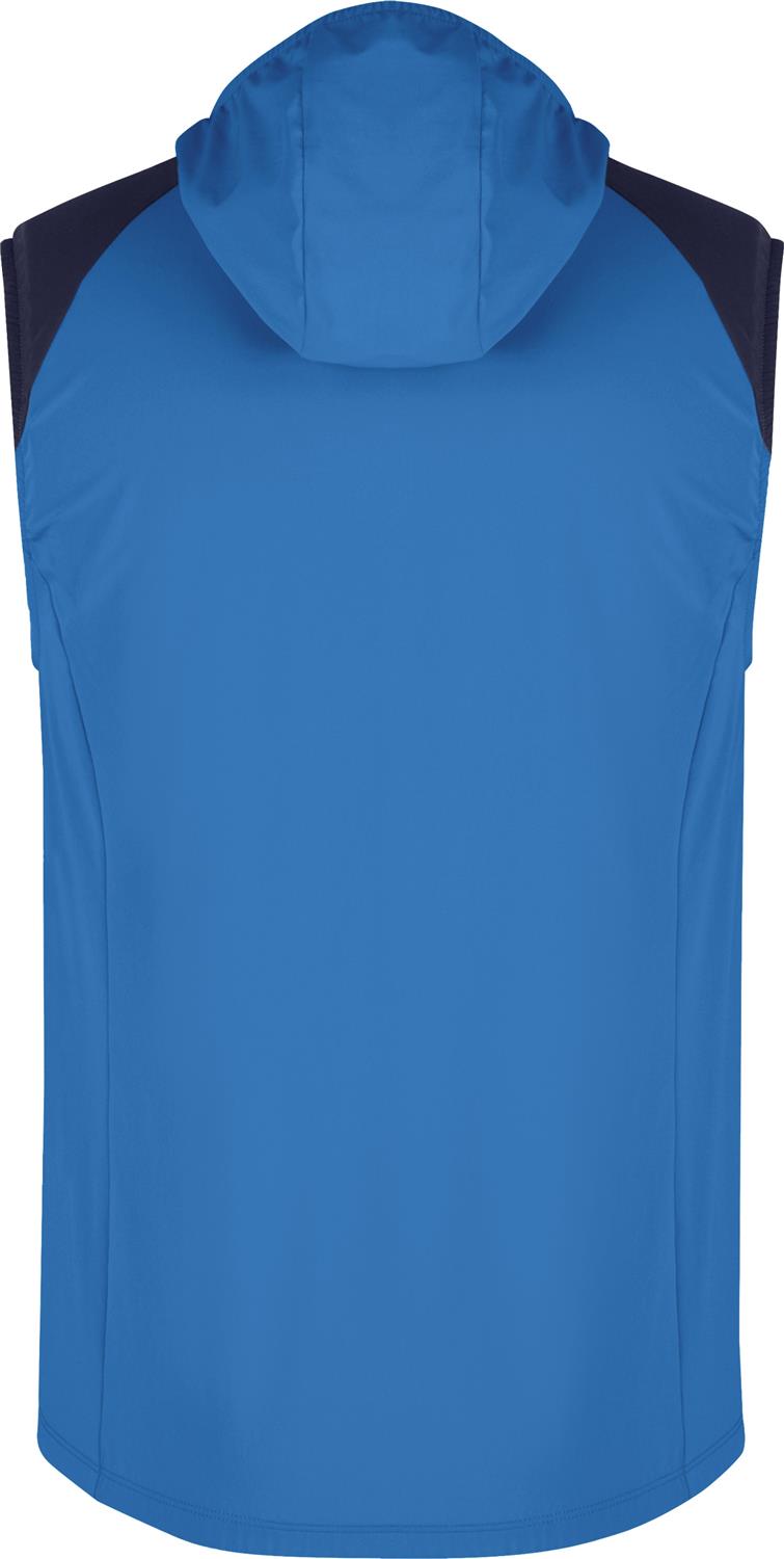 Montura - RISE HOODED VEST — B.BLUE/GRAPHITE BLUE — Vista posteriore 3