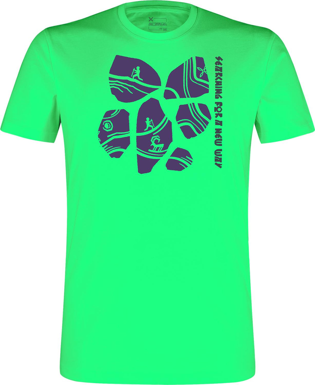 Montura - LIMESTONE T-SHIRT — VIBE GREEN — Vista frontale 1
