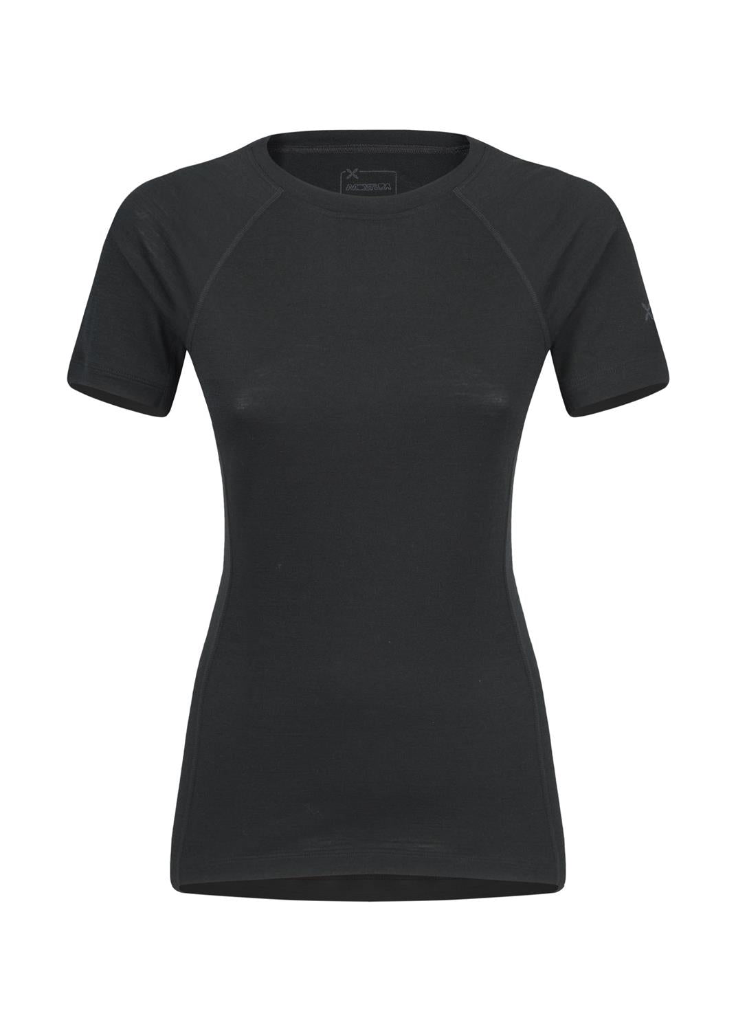Montura - MERINO CONCEPT T-SHIRT WOMAN — BLACK — Vista frontale 1