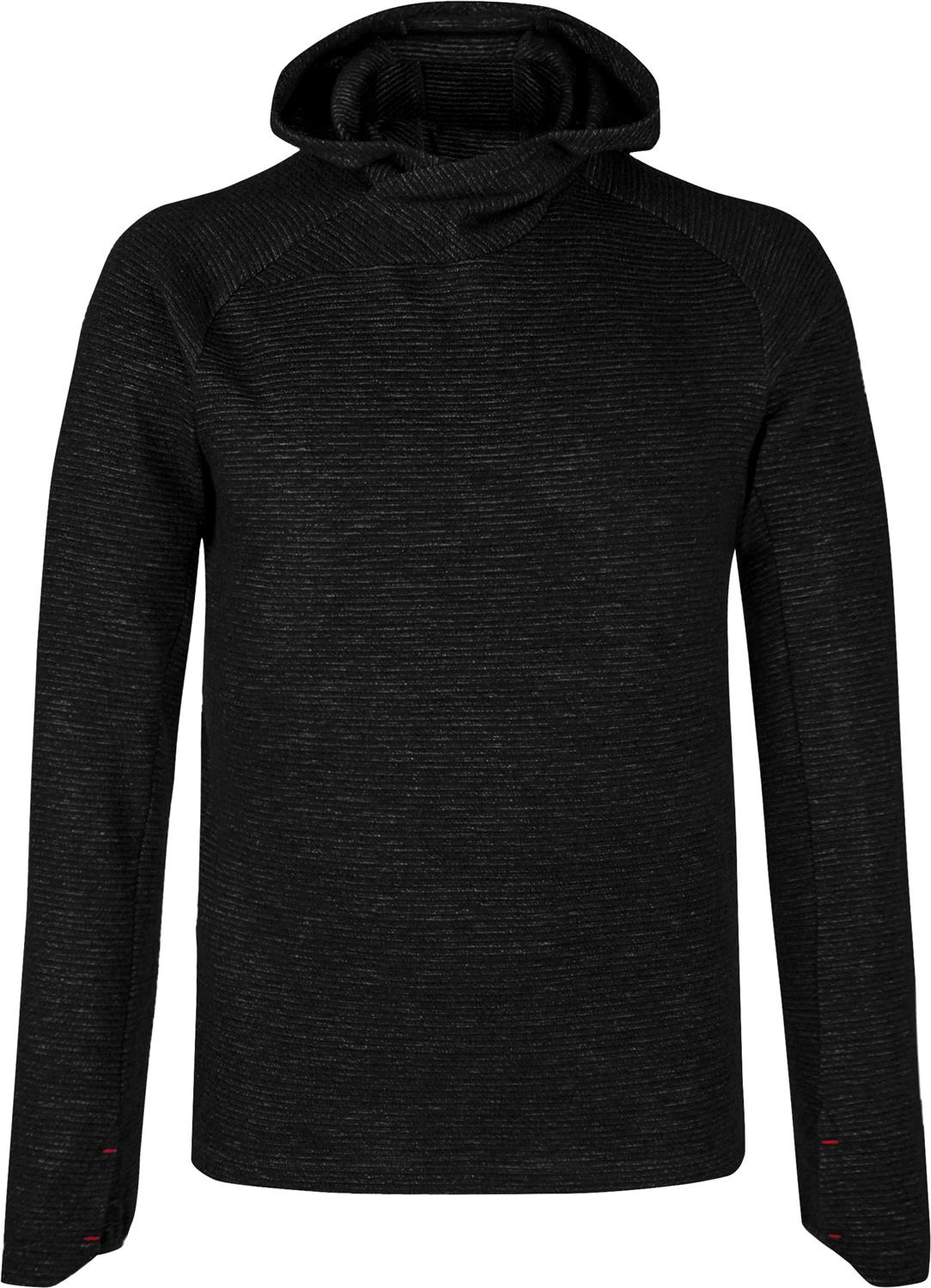 Montura - VERSANTE MERINO HOODED L/S TEE — ARDESIA — Vista frontale 1