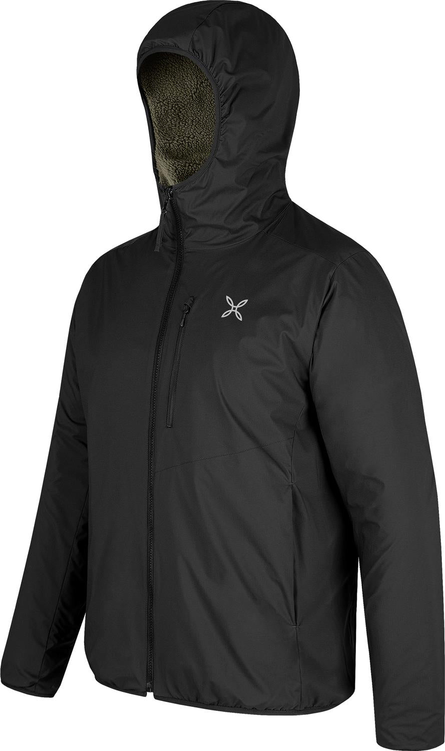 Montura - SHERPA REVERSIBLE JACKET — BLACK/VERDE SALVIA — Immagine 2