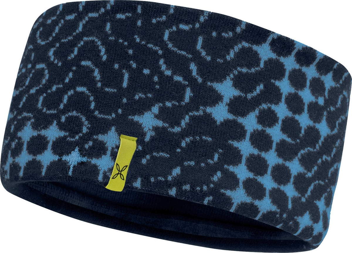 Montura - SNOW BAND — STEEL BLUE/SUNNY LIME — Vista frontale 1