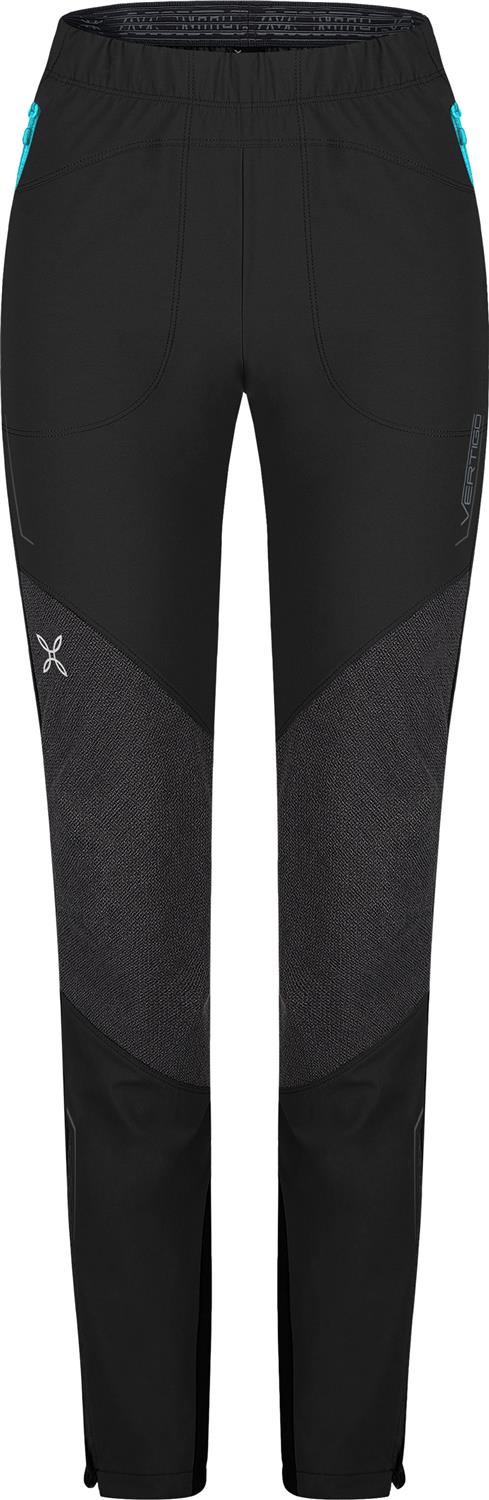 Montura - VERTIGO 2 PANTS WOMAN — BLACK/TURQUOISE (90730) — Vista frontale 1