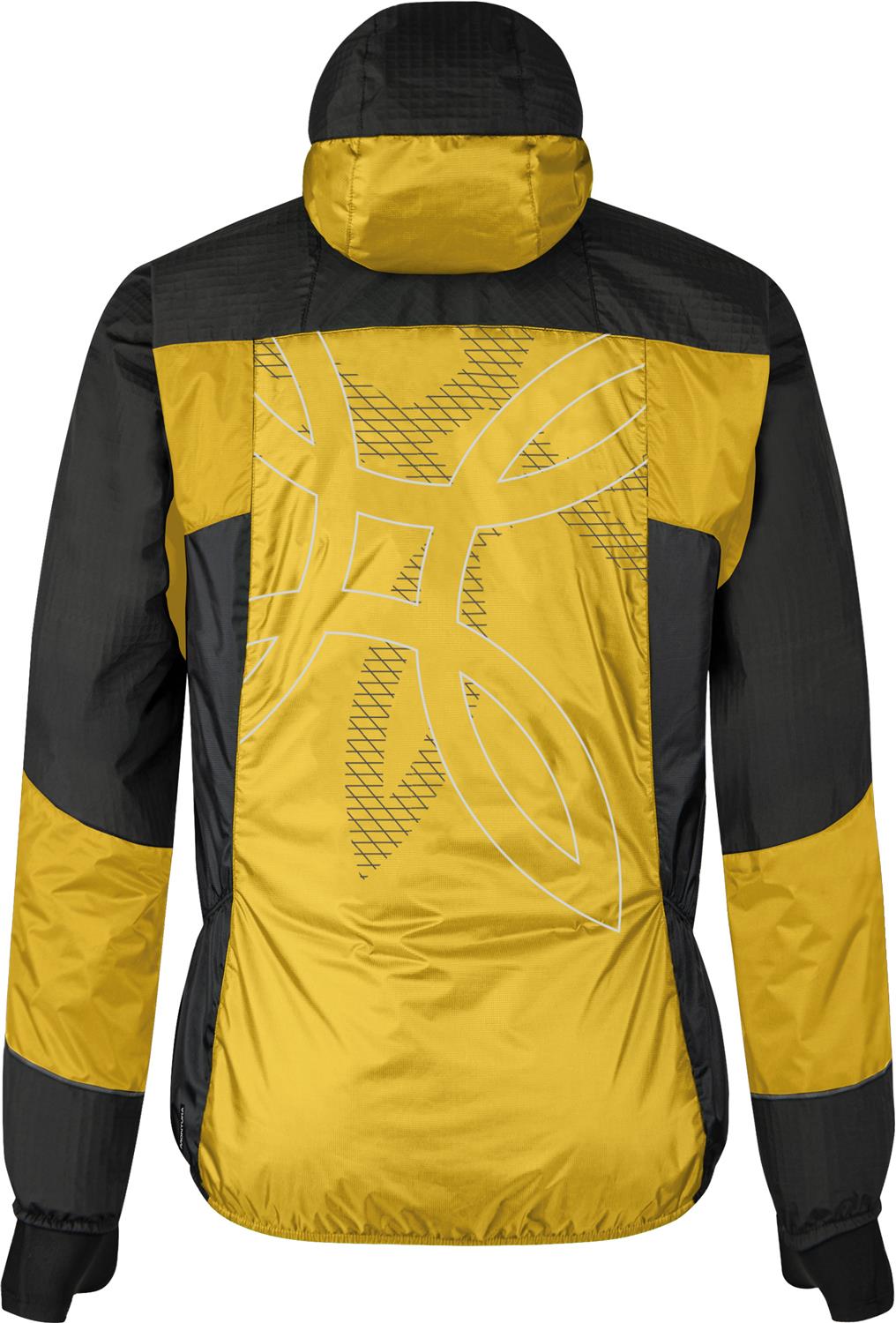 Montura - SKISKY EVO HOODED JACKET — MUSTARD — Vista posteriore 3