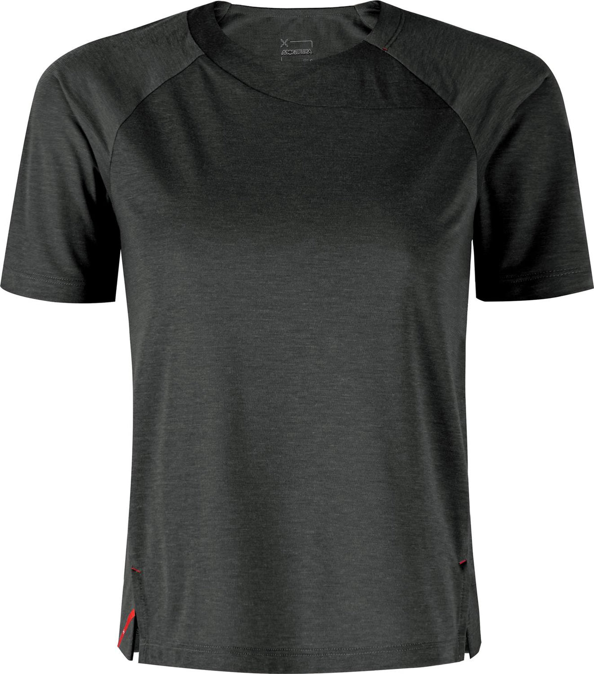 Montura - VERSANTE T-SHIRT WOMAN — ANTRACITE — Vista frontale 1