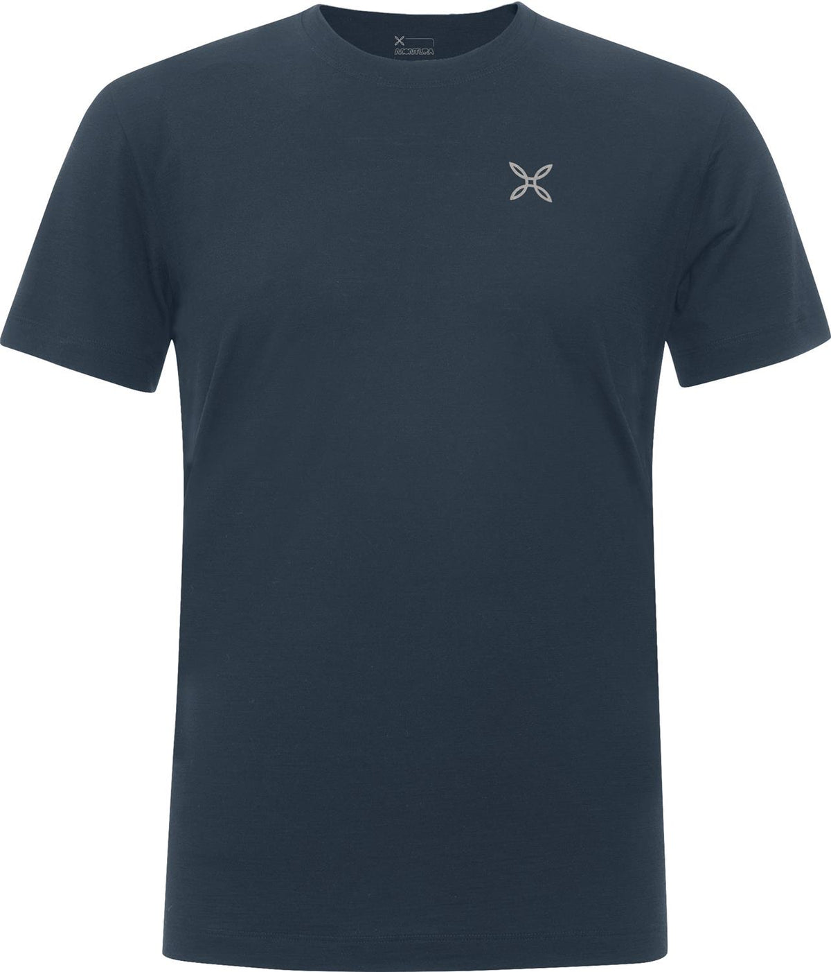 Montura - LOGO MERINO T-SHIRT — BLUEBERRY — Vista frontale 1