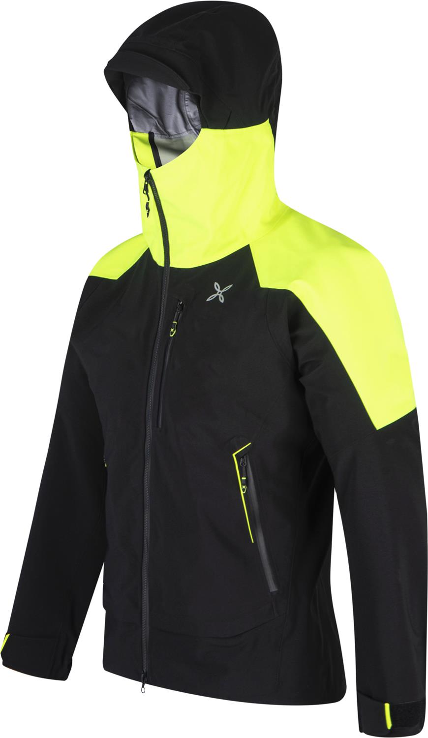 Montura - MONTE 2 JACKET — BLACK/GIALLO FLUO — Immagine 2