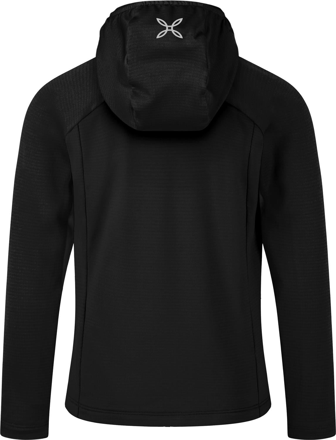 Montura - GRID LIGHT HOODED MAGLIA KIDS — BLACK — Vista posteriore 3