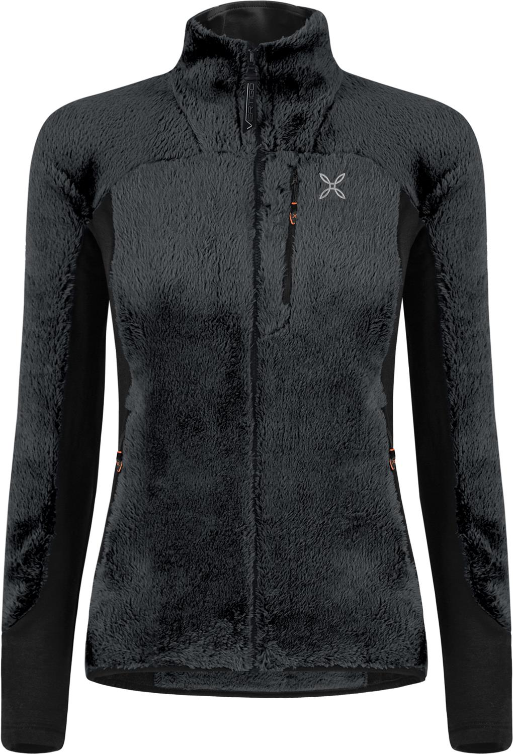 Montura - NORDIC FLEECE 2 JACKET WOMAN — ANTRACITE/MELON — Vista frontale 1