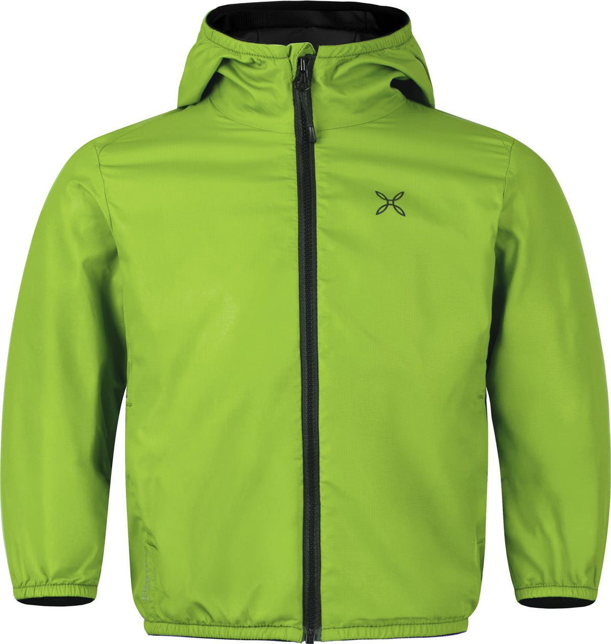 Montura - WINDY HOODED JACKET BABY — VERDE ACIDO — Vista frontale 1
