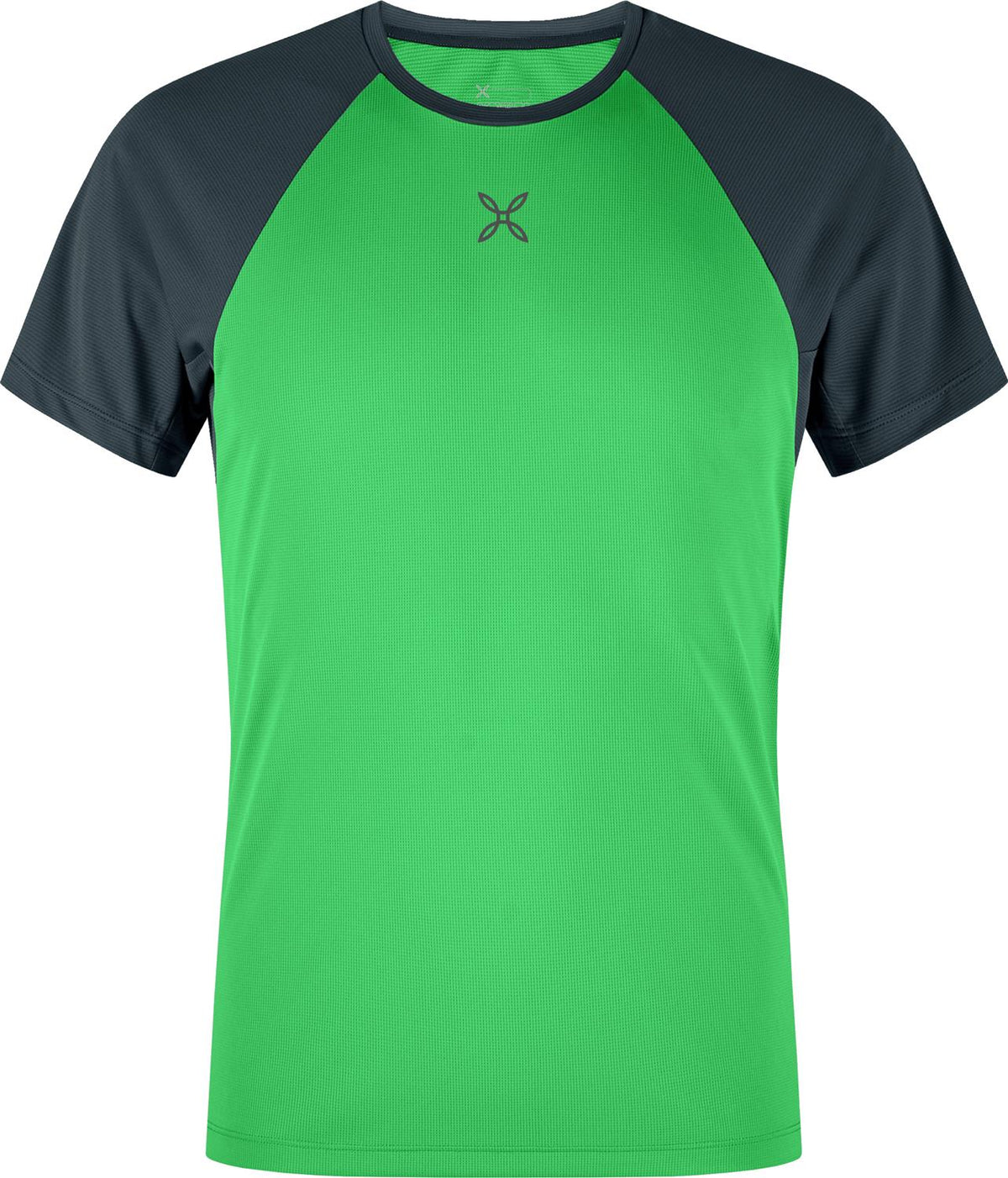 Montura - OUTDOOR 3 T-SHIRT — VIBE GREEN/PIOMBO — Vista frontale 1