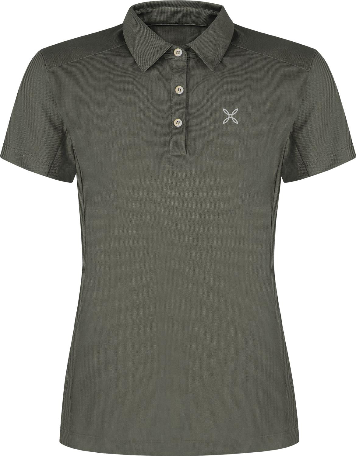Montura - OUTDOOR HOLIDAY 2 POLO WOMAN — VERDE SALVIA — Vista frontale 1