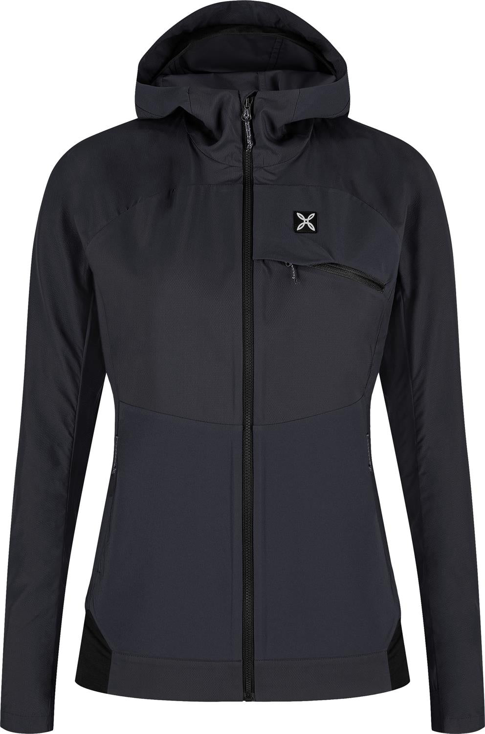 Montura - ALTAI HOODED JACKET WOMAN — ANTRACITE — Vista frontale 1