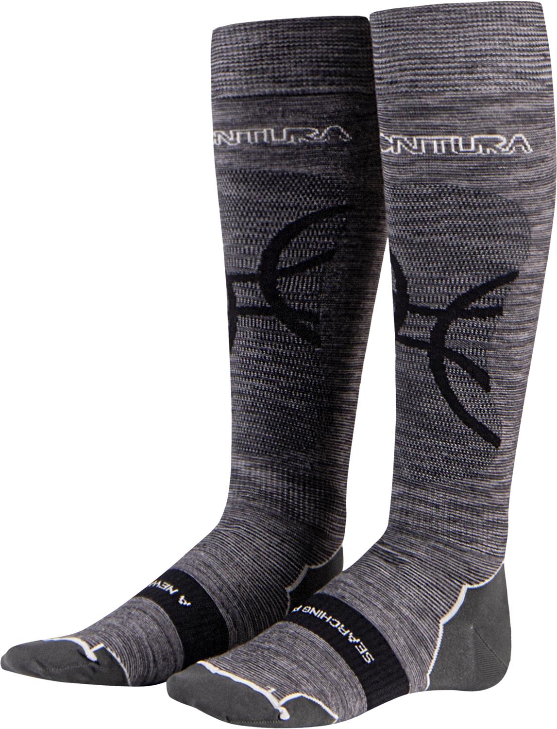 Montura - MERINO WOOL LIGHT SOCKS — ANTRACITE — Vista frontale 1