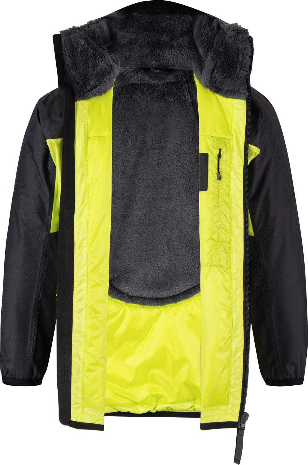 Montura - NEVIS 2 JACKET KIDS — ANTRACITE/VERDE LIME — Immagine 4