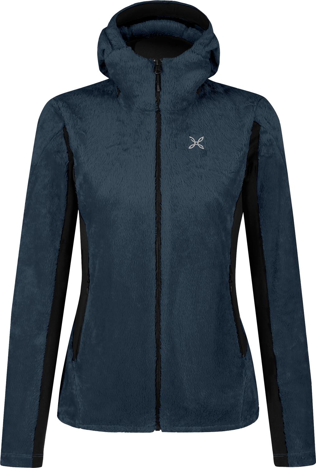 Montura - POLAR STYLE HOODED JKT WOMAN — BLUEBERRY — Vista frontale 1