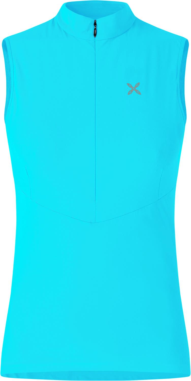 Montura - SENSI ZIP CANOTTA WOMAN — TURQUOISE — Vista frontale 1