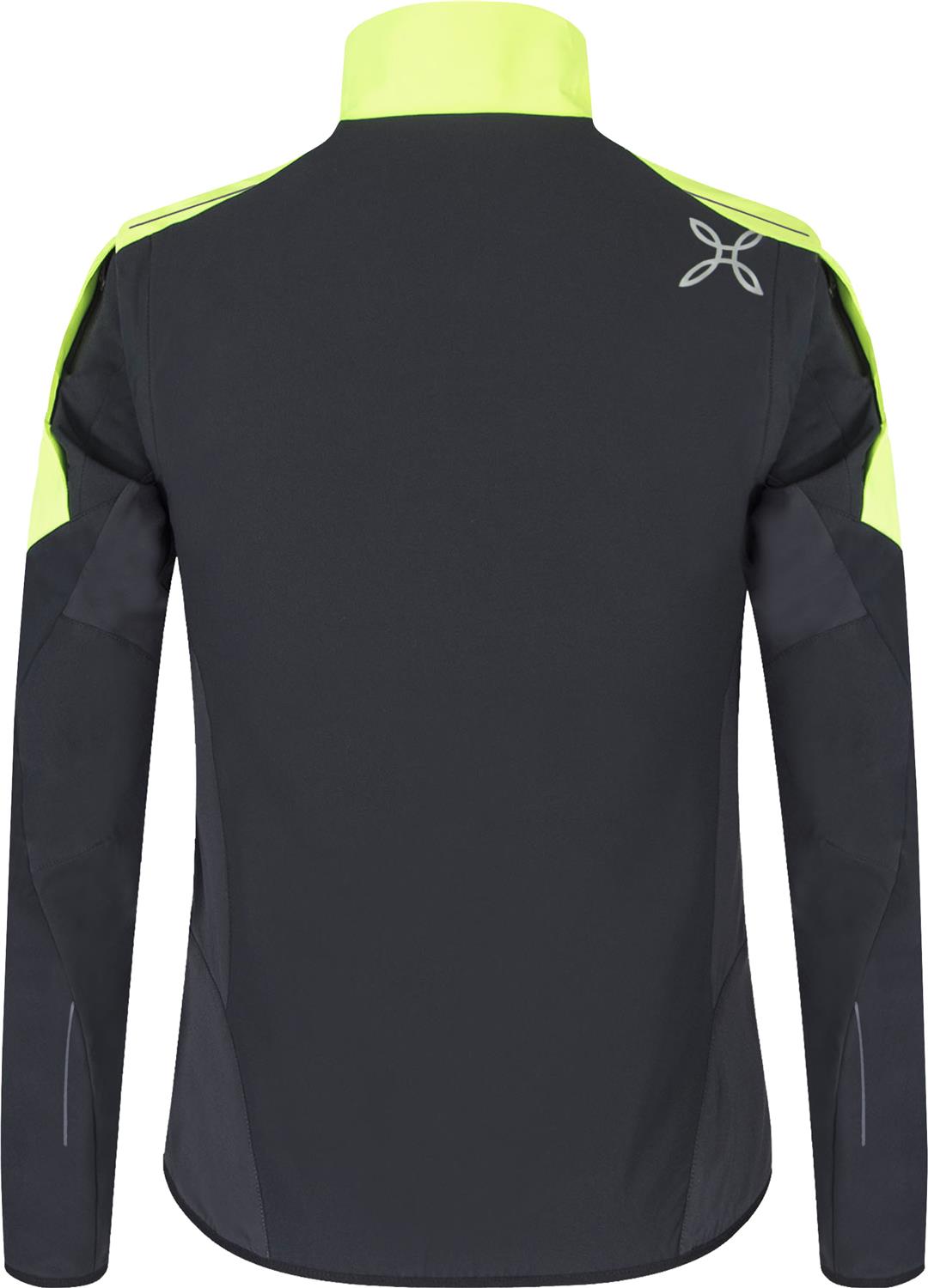 Montura - BRAVE 3 JACKET — BLACK/GIALLO FLUO — Vista posteriore 3