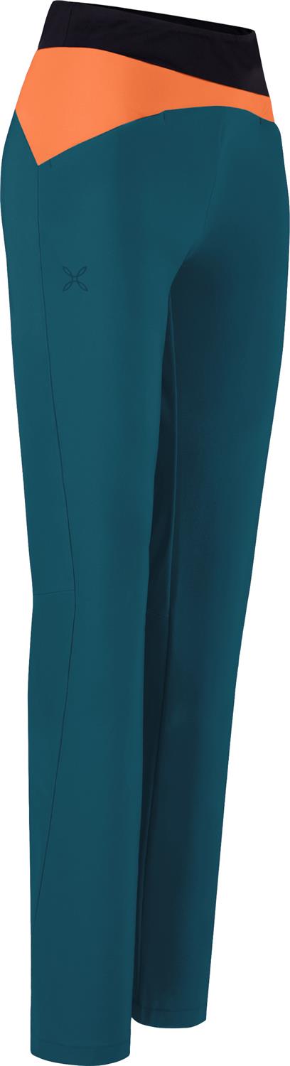 Montura - LOOM PANTS WOMAN — BLU CENERE/MELON — Immagine 2