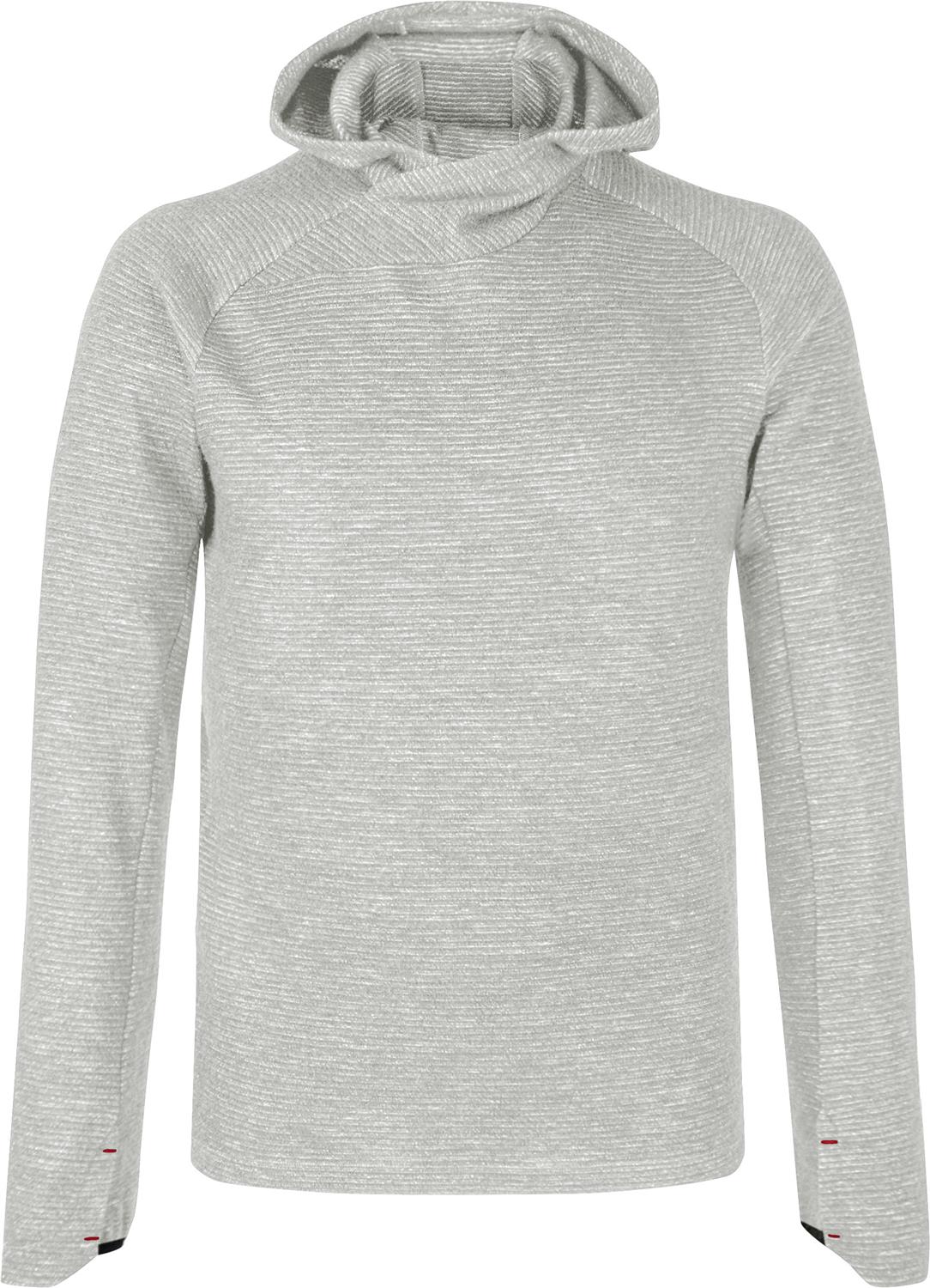 Montura - VERSANTE MERINO HOODED L/S TEE — OXFORD TAN — Vista frontale 1