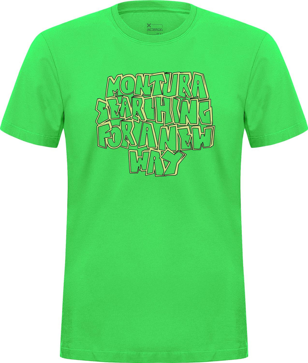 Montura - KNOTS T-SHIRT — VIBE GREEN — Vista frontale 1
