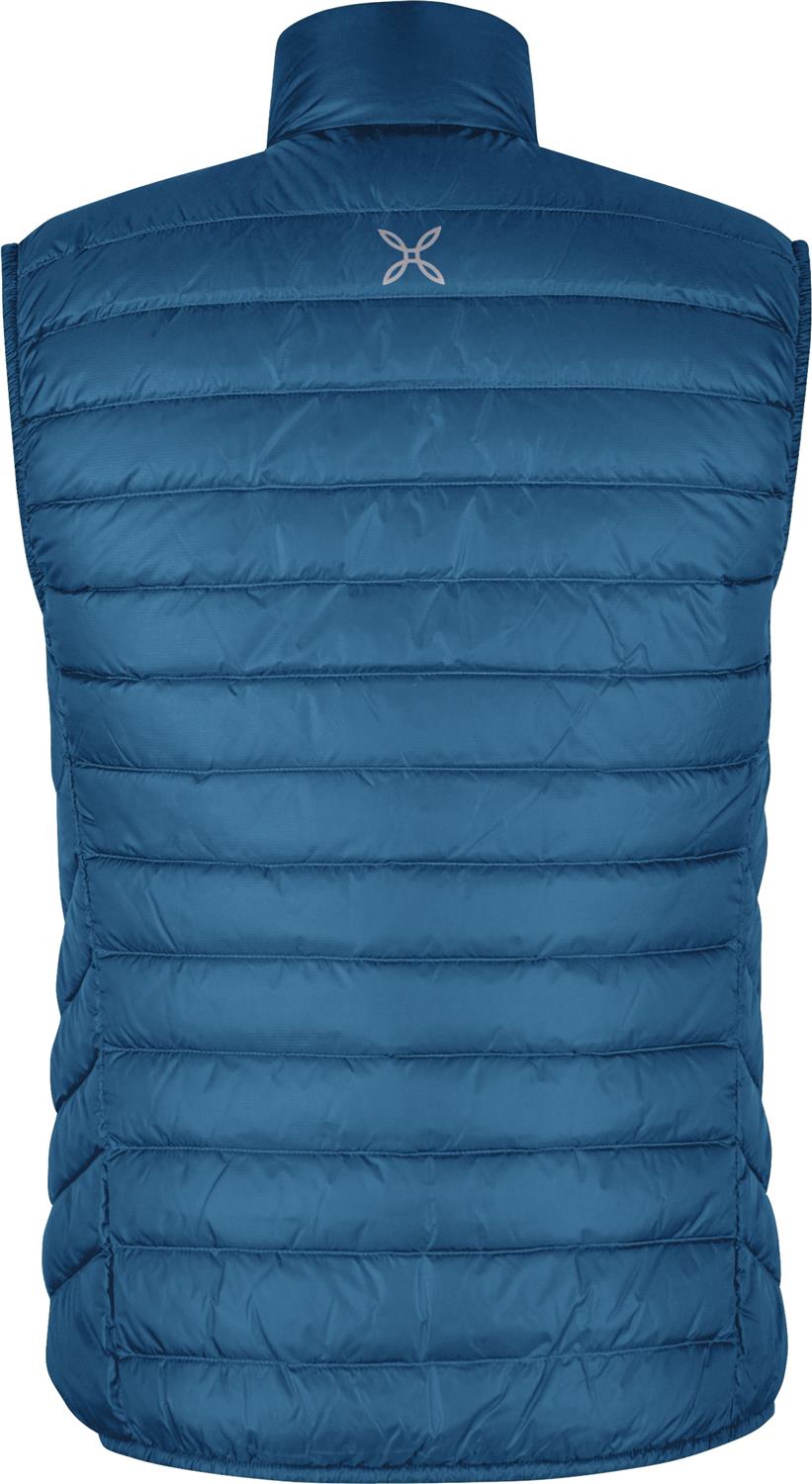 Montura - BREEZE DUVET VEST — STEEL BLUE — Vista posteriore 3