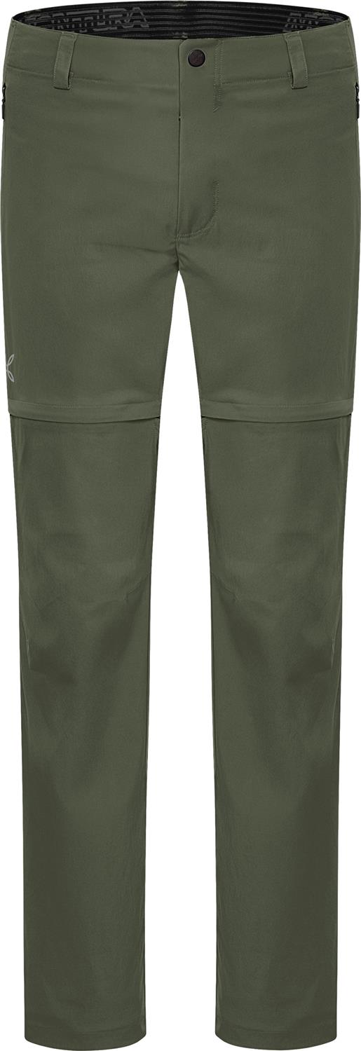 Montura - ROUTE ZIP OFF PANTS — VERDE SALVIA — Vista frontale 1