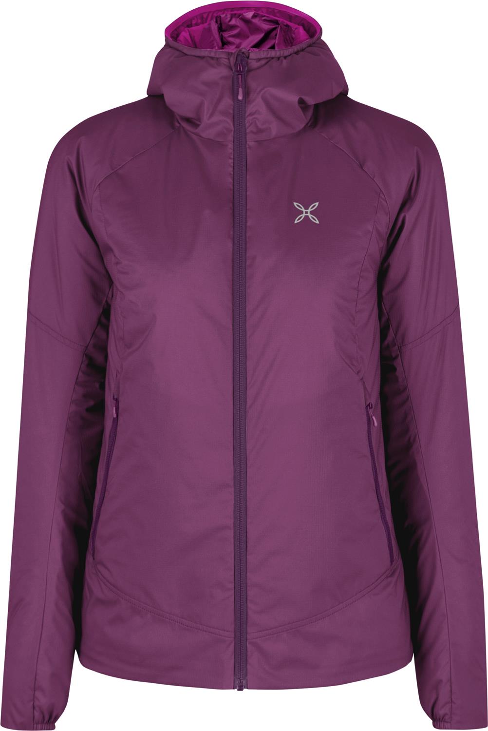 Montura - DOLOMITI HOODED JACKET WOMAN — VINACCIA/BATON ROUGE — Vista frontale 1