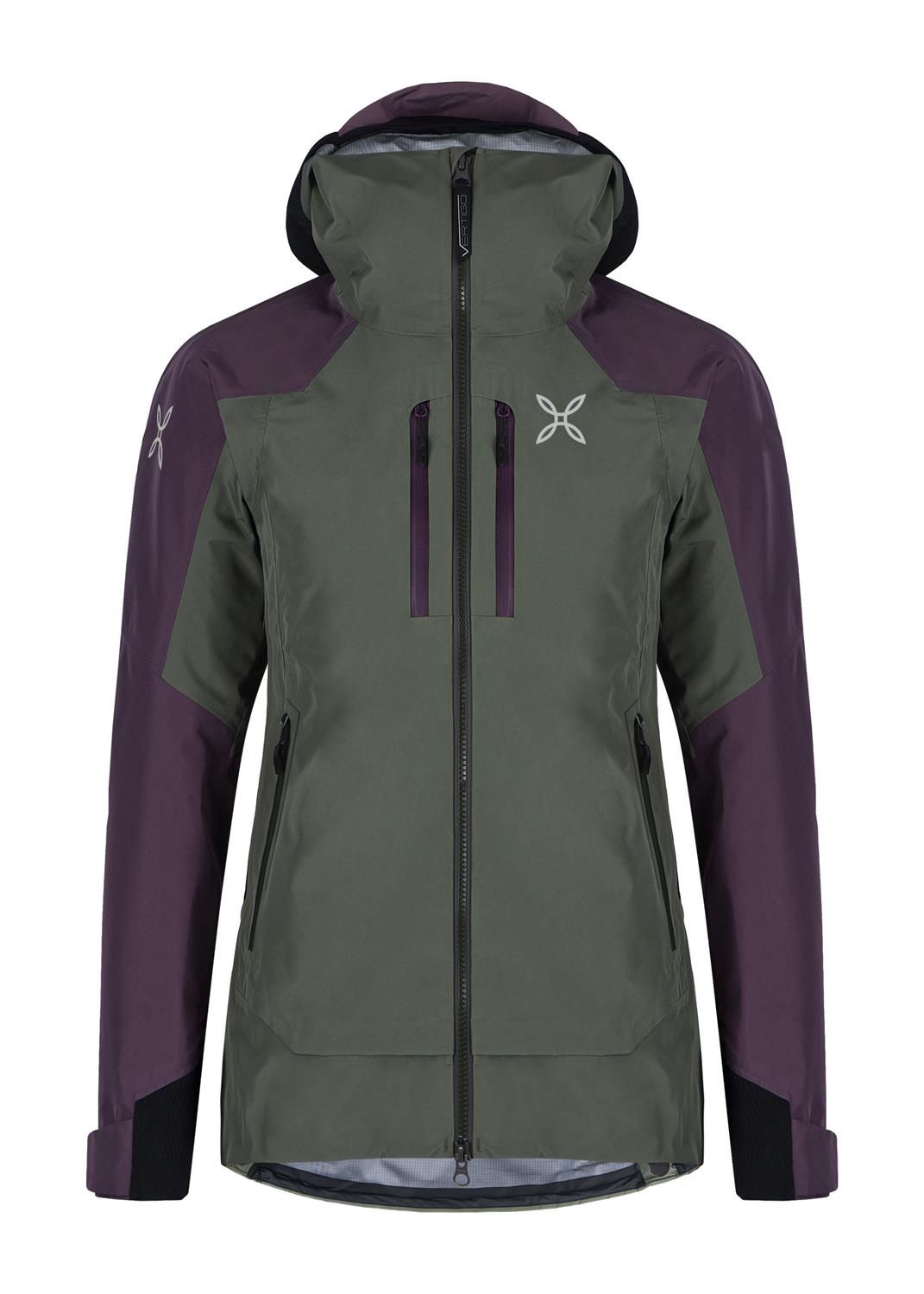 Montura - CLIFF JACKET WOMAN — VERDE SALVIA/VINACCIA — Vista frontale 1