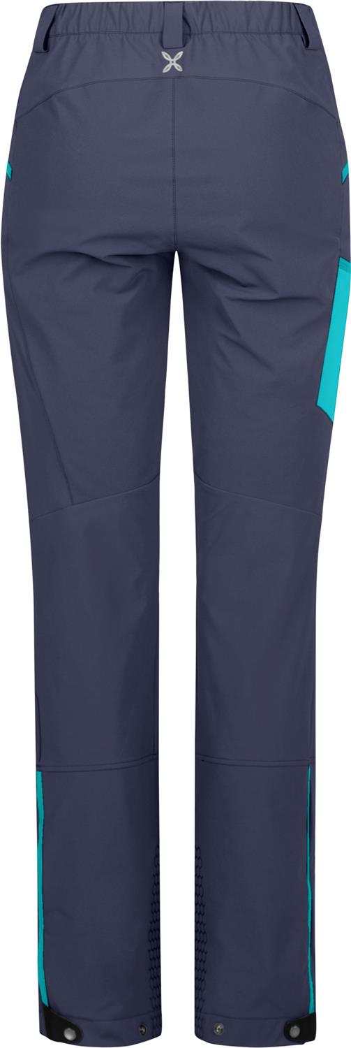 Montura - TRACE LIGHT PANTS WOMAN — GRAPHITE BLUE/TURQUOISE — Vista posteriore 2
