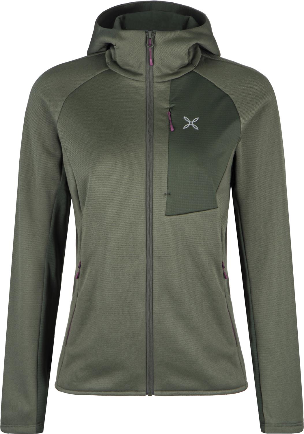 Montura - GROOVE MAGLIA WOMAN — VERDE SALVIA/VINACCIA — Vista frontale 1