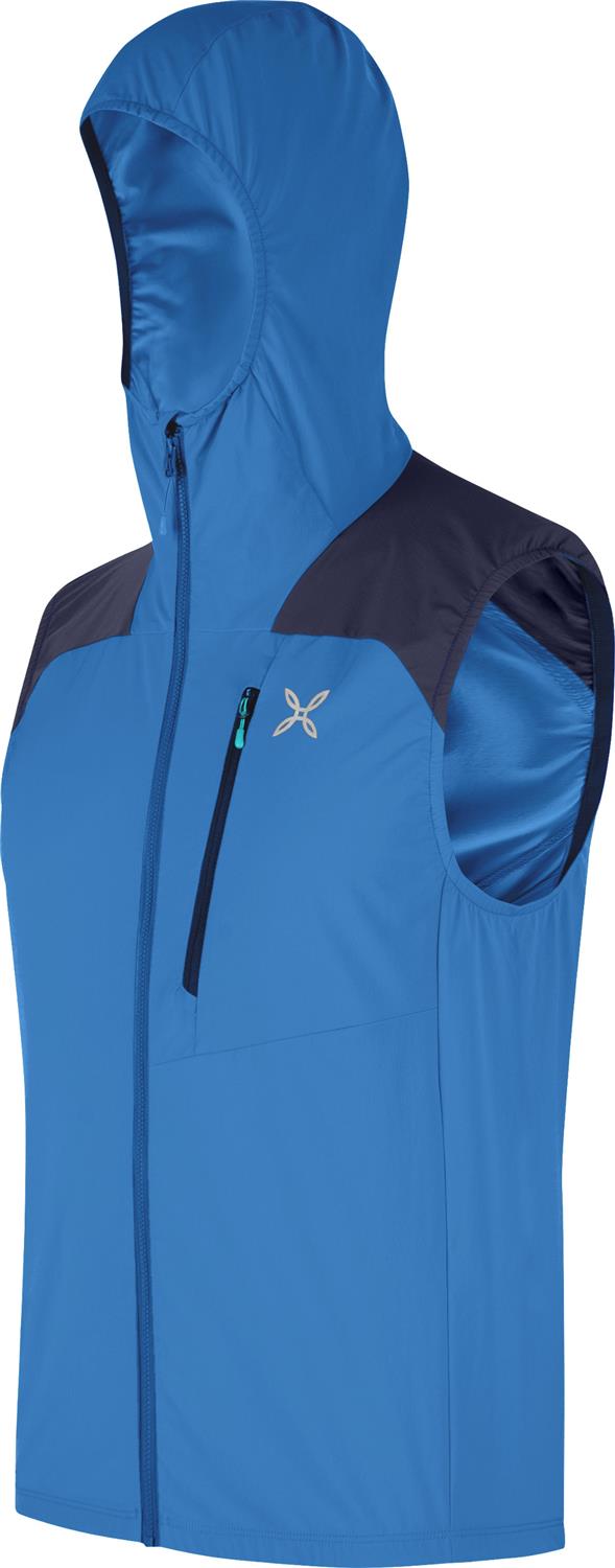 Montura - RISE HOODED VEST — B.BLUE/GRAPHITE BLUE — Immagine 2