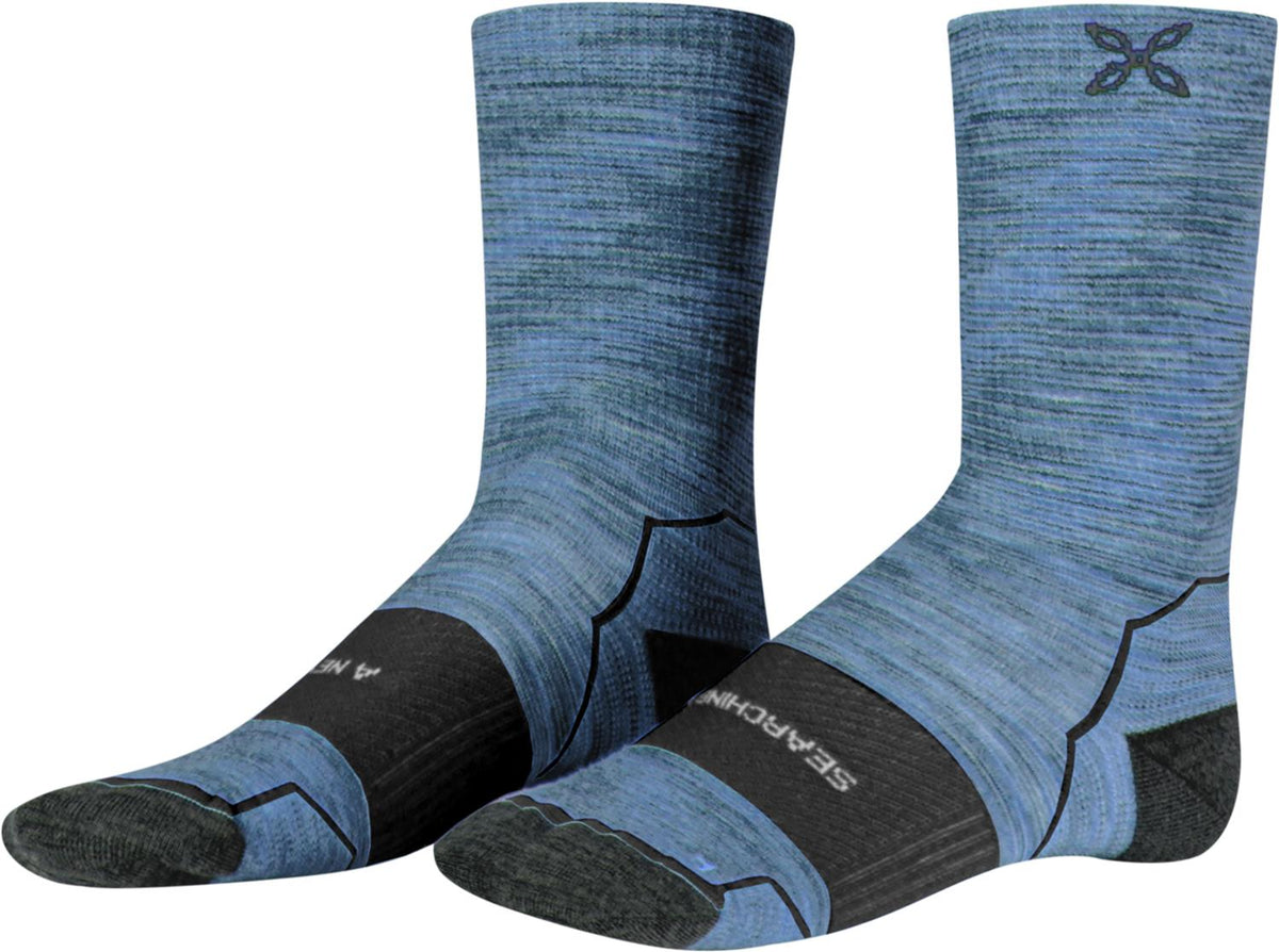 Montura - MERINO WOOL LIGHT MID SOCKS — DUSK/VERDE SALVIA — Vista frontale 1