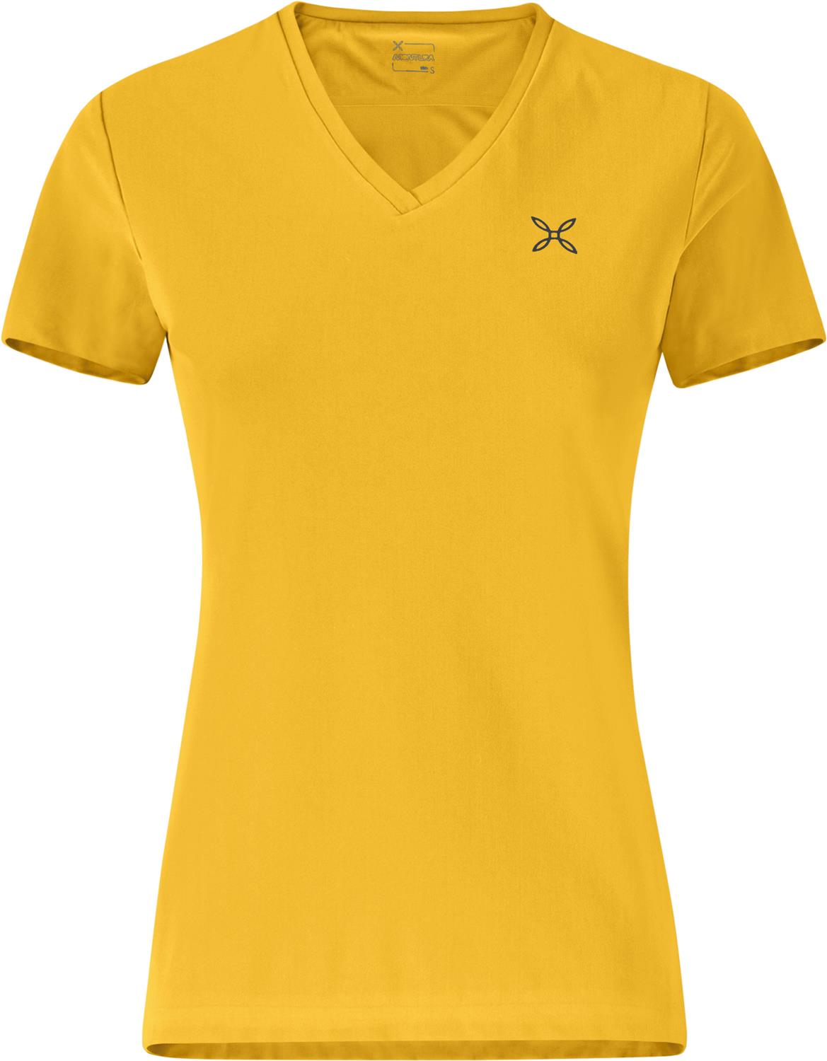 Montura - SENSI T-SHIRT WOMAN — MUSTARD — Vista frontale 1