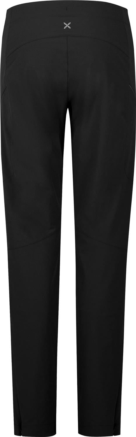 Montura - OCTA HYBRID -5 CM PANTS WOMAN — BLACK — Vista posteriore 3