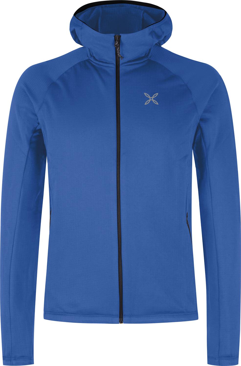 Montura - FADIS GRID HOODED MAGLIA — B.BLUE — Vista frontale 1