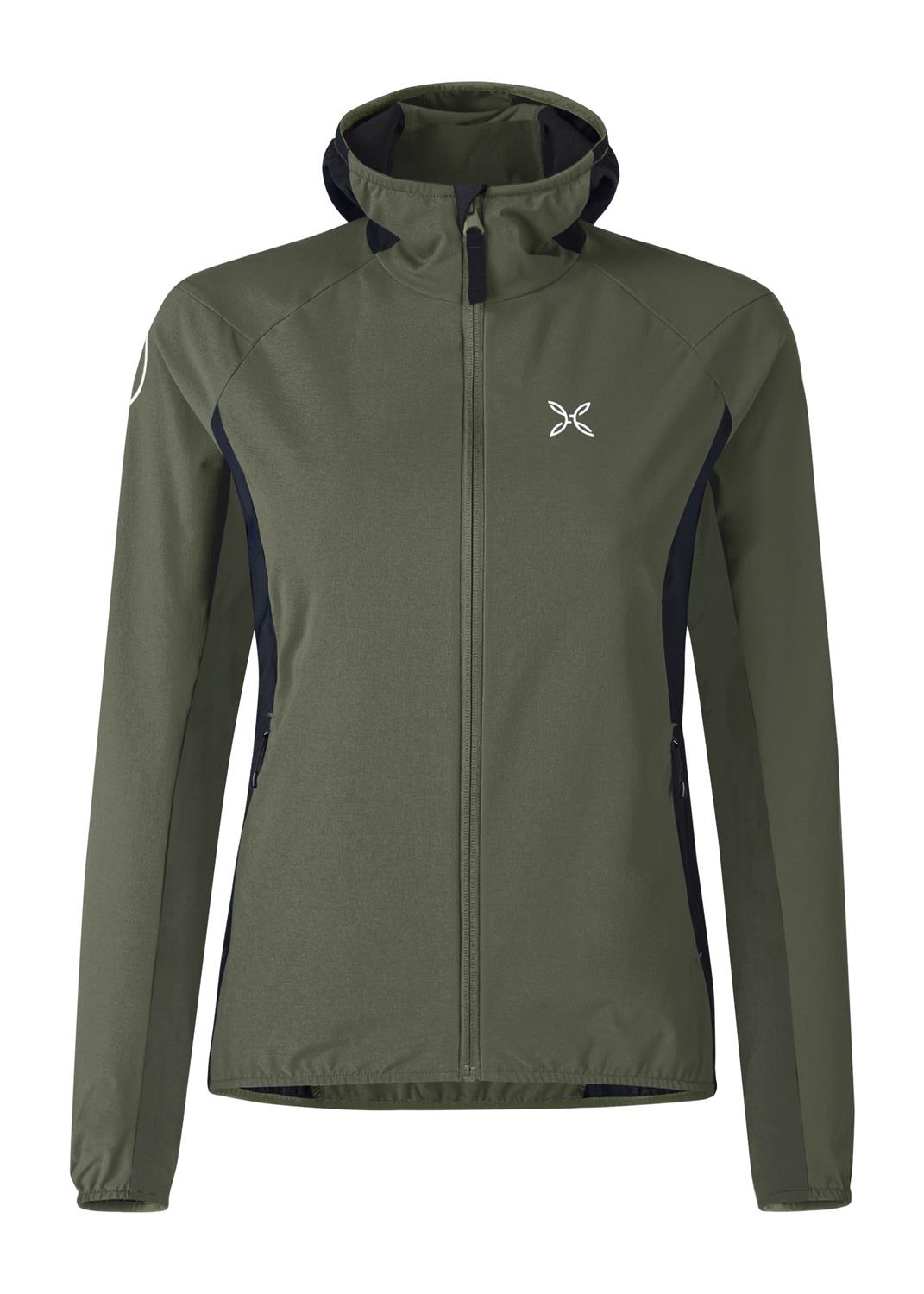 Montura - FLASH SKY JACKET WOMAN — VERDE SALVIA — Vista frontale 1